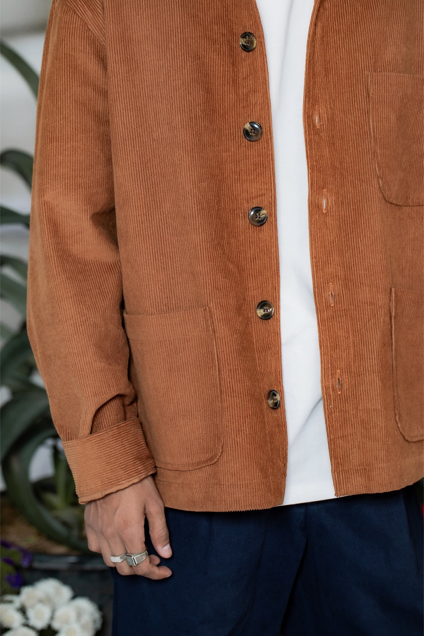 Thar Cotton Overshirt -Coffee Brown