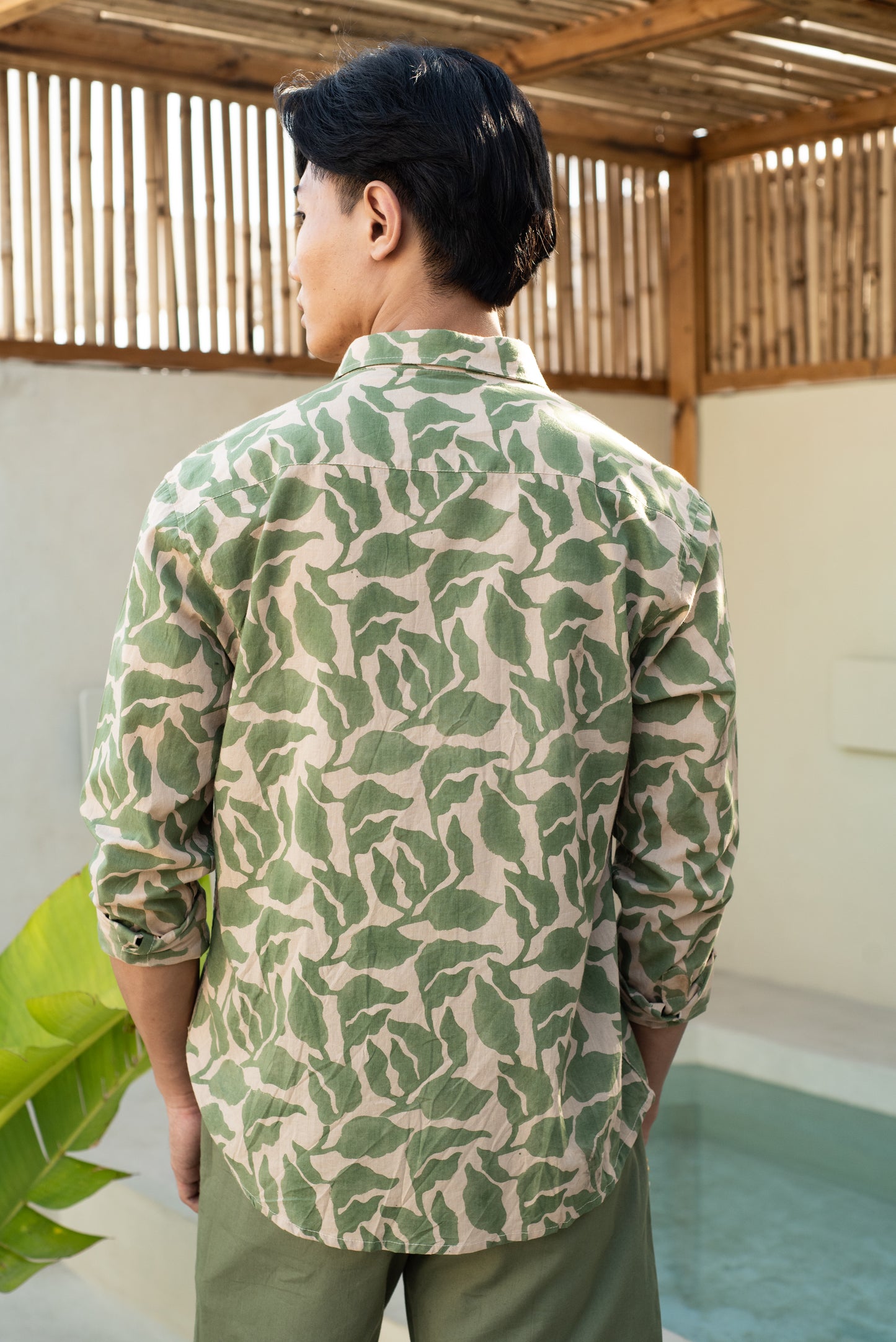Green Leaf Full Sleeve Shirt