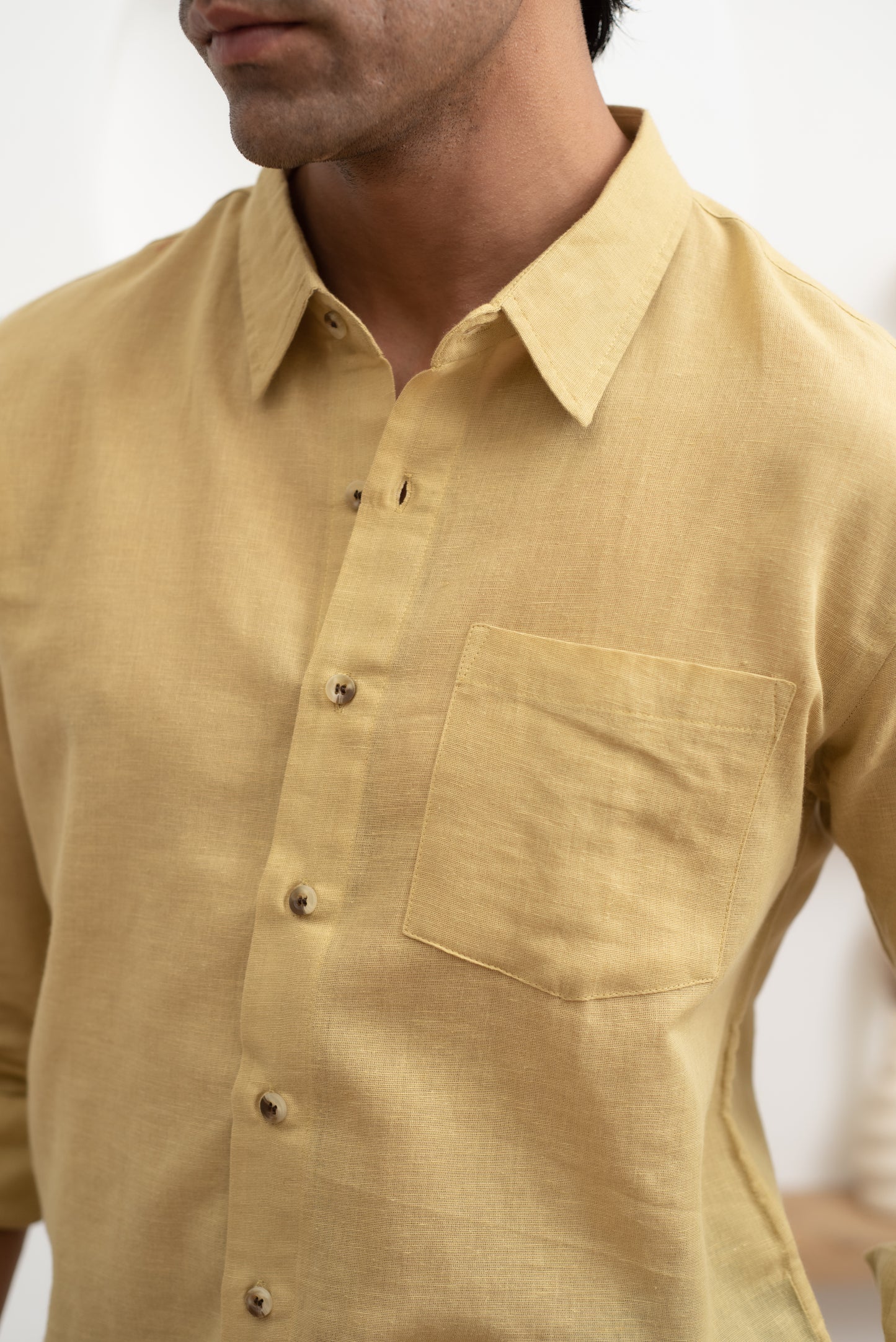Mustard Full Sleeve Shirt